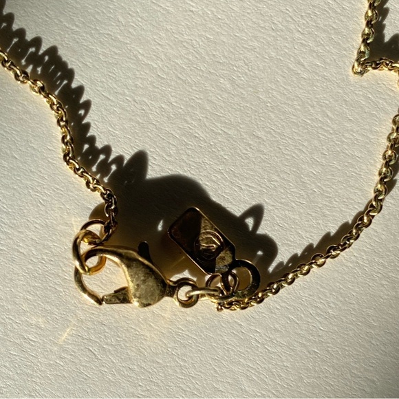 Swarovski gold tone crystal ball necklace - Picture 7 of 11